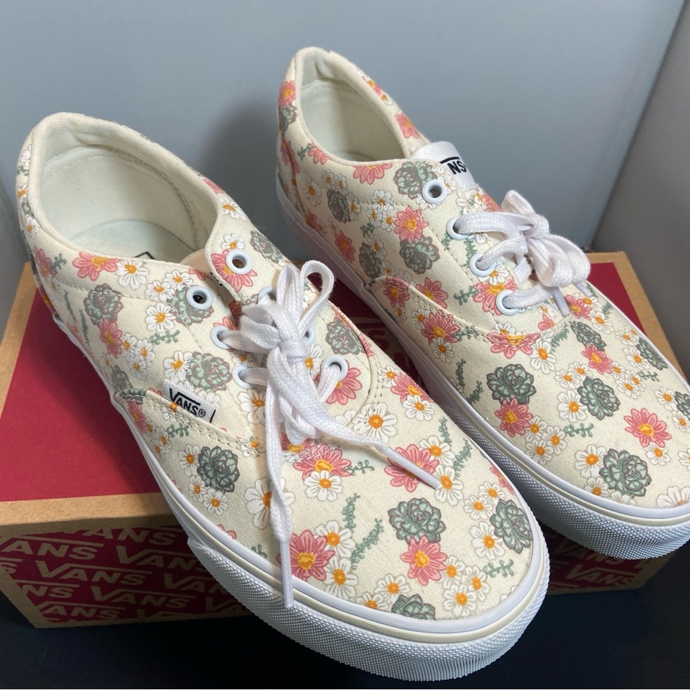 Vans flower print